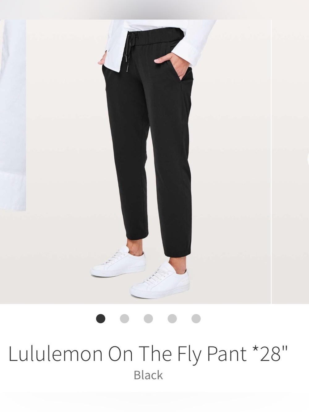lululemon athletica On The Fly Pants - Black